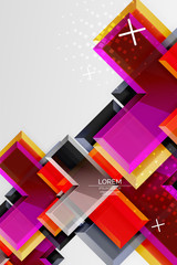 Metal arrow shape background. Abstract geometric background with 3d effect composition For Wallpaper, Banner, Background, Card, Book Illustration, landing page