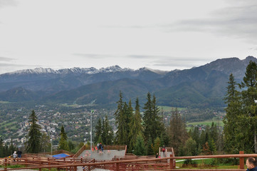 Zakopane panorama gór