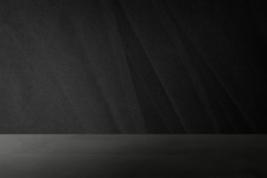 Black product background