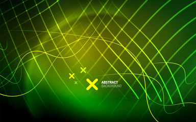 Abstract background - neon line design for Wallpaper, Banner, Background, Card, Book Illustration, landing page