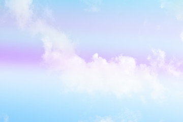 Blue sky white cloud white background. Beautiful sky and clouds in the afternoon.
