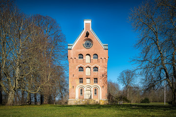 Naklejka premium Borgeby Castle Borjes Torn Facade