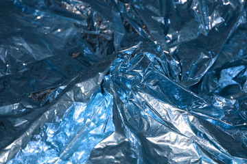 abstract blue shiny background, blue paper
