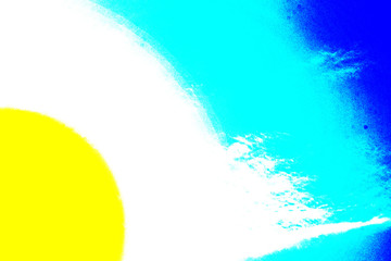 Blue sky white clouds for background