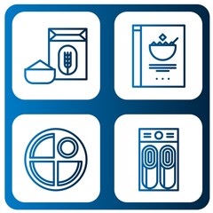 Set of cereal icons