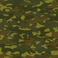 Camouflage seamless pattern background masking camo repeat print