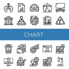 chart icon set