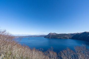 Fototapeta na wymiar mashuu lake in Hokkaido Japan