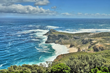 The Cape of Good Hope -  a rocky headland on the Atlantic coast of the Cape Peninsula in South...