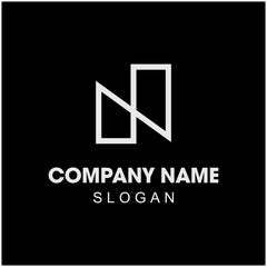 Letter N Property Logo Template Design Vector Illustration