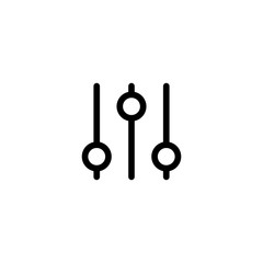 settings icon, settings sign and symbol vector design