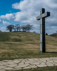 This Stockholm cemetery (The Woodland Cemetery) was created between 1917 and 1920 by two...