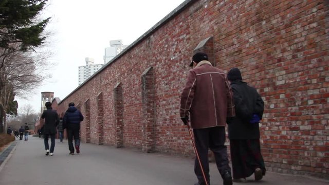 Seodaemun Prison, Seodaemun Independence Park, Seodaemun-gu, Seoul, Korea - February 04, 2014: Korea's first prison with modern facilities, built in 1908.