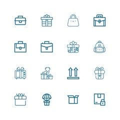 Editable 16 pack icons for web and mobile