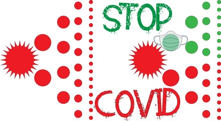 Covid-19 or Corona virus global market impacts. Business concept economy graph chart down because of covid-19, corona virus.
