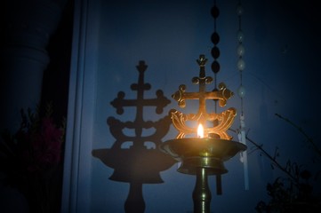 lantern in the night