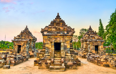 Naklejka premium Candi Plaosan Kidul, a Buddhist temple near Prambanan in Central Java, Indonesia