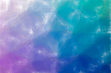 Abstract illustration of blue, purple Watercolor with low coverage background