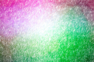 Abstract illustration of green, pink, red Abstract Color Pencil background