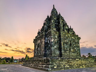 Naklejka premium Candi Sajiwan, a Mahayana Buddhist temple at Prambanan in Central Java, Indonesia