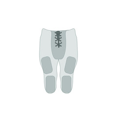 american football pants with protections. illustration for web and mobile design.