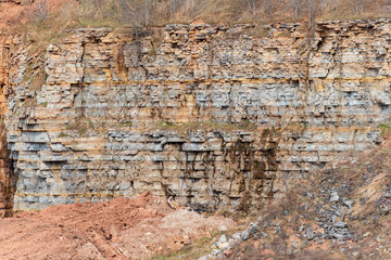 Niagara Escarpment quarry at Greenleaf, Wisconsin