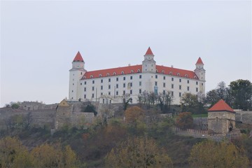 Fototapeta na wymiar Bratislava , castle, slovakia., architecture, europe., history, old, historic, palace, 