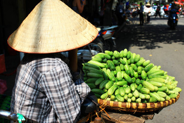 sprzedaż bananów w Wietnamie