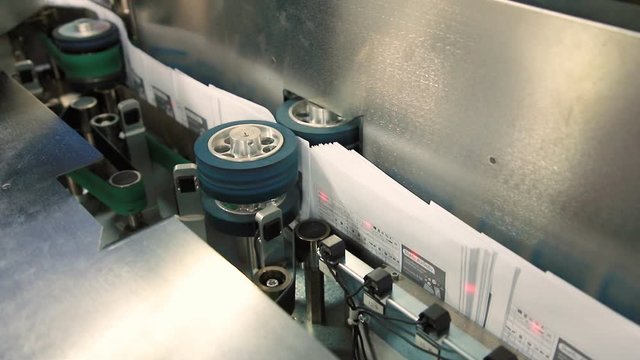 letter sorting by machine in an automated system