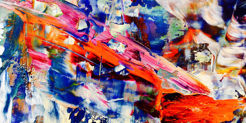 Colorful abstract background wallpaper. Modern motif visual art.  Mixtures of oil paint. Trendy...