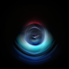 glowing abstract background like a lens