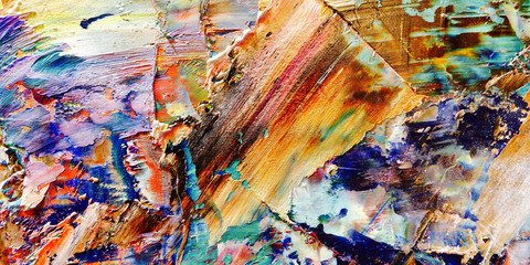 Colorful abstract background wallpaper. Modern motif visual art.  Mixtures of oil paint. Trendy...