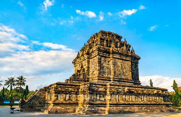 Candi Mendut, a ninth-century Buddhist temple in Central Java, Indonesia