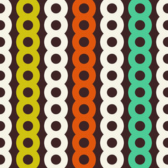 Seamless pattern with bright geometric ornament.