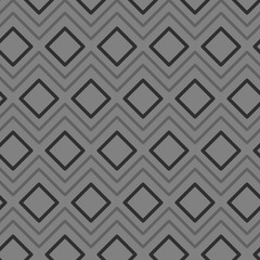 abstract seamless pattern with square on gray background.