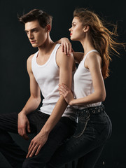 portrait of a young couple