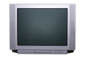 tv screen isolated on white