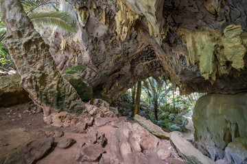 Obraz premium Hup Pa Tat, Cave and Forest the Central Valley Uthai Thani Unseen in Thailand