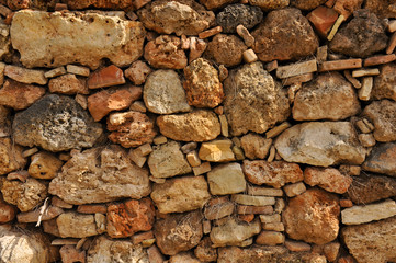 Stone texture close-up. Background, graphics, beauty, history