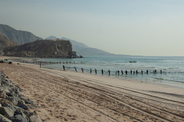 Men fishing from Beach