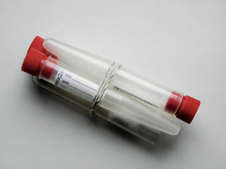 Test tubes for taking analysis from patients
