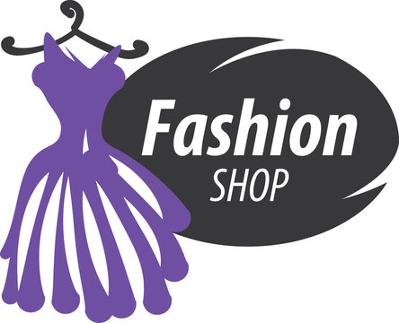 Logo Fashion Shop, Illustration, Isolated, Lady