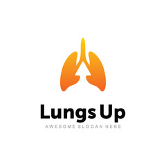 Lungs Logo, Lungs Logo Vektor