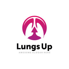 Lungs Logo, Lungs Logo Vektor