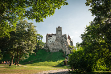 Bran Castle at sunset best known as Dracula's Castle, home of Vlad Tepes Dracula, Brasov, Transylvania, Romania © Matteo Gabrieli