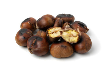 Grilled Sweet Chestnuts, Healthy Autumn and Christmas Food