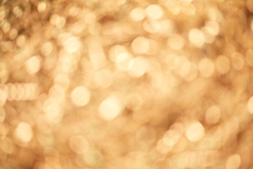 Obraz premium Golden bokeh background