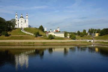 Obraz premium Assumption Cathedral in Vitebsk. Orthodox church. Belarus.