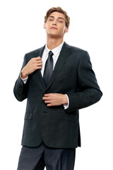 portrait of a handsome businessman