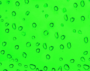 Modern abstract green background with water drops